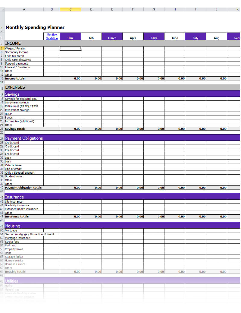 Excel Car Payment Template from www.nomoredebts.org